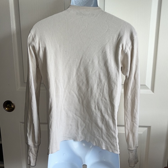 J Williams Waffle Henley Made in USA - Picture 3 of 10